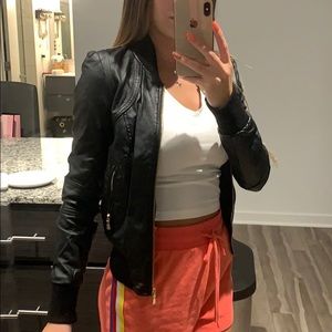 Charlotte Russe leather jacket